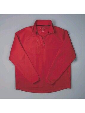 Bobby Jones X-h20 Quarter Zip Performance Pullover Red XL Golf